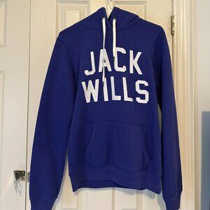 JACK WILLS Womens Graphic Hoodie Jumper UK 10, US 6 (Small)